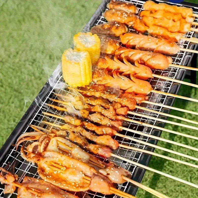 Portable Charcoal Barbecue Grill Set - Military-Outdoors.com