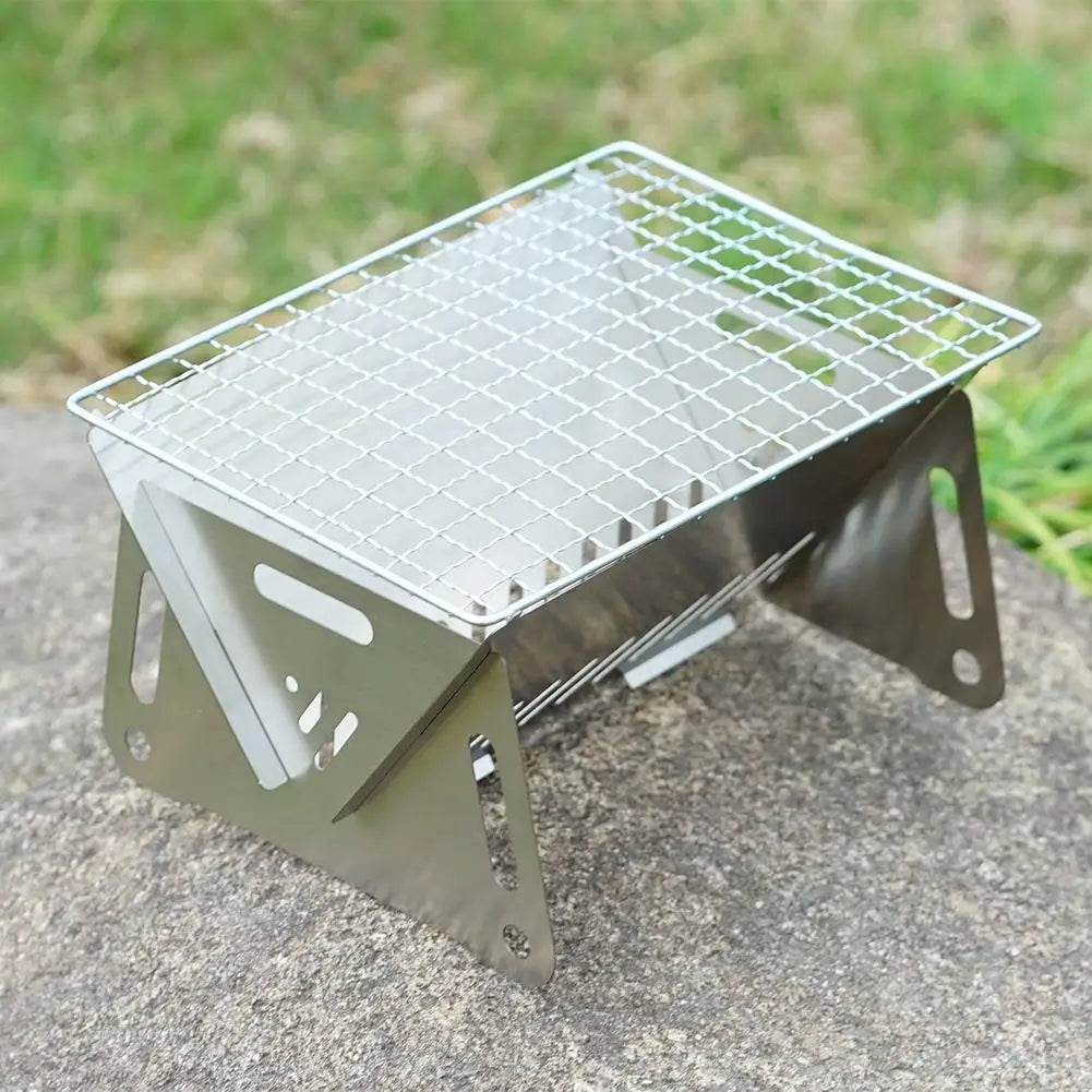 Military-Outdoors Portable Folding Grill for Camping - Military-Outdoors.com