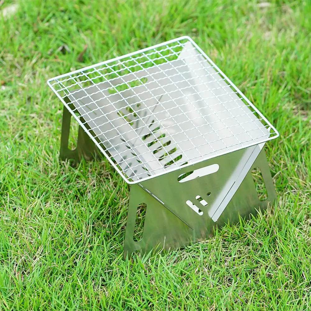 Military-Outdoors Portable Folding Grill for Camping - Military-Outdoors.com