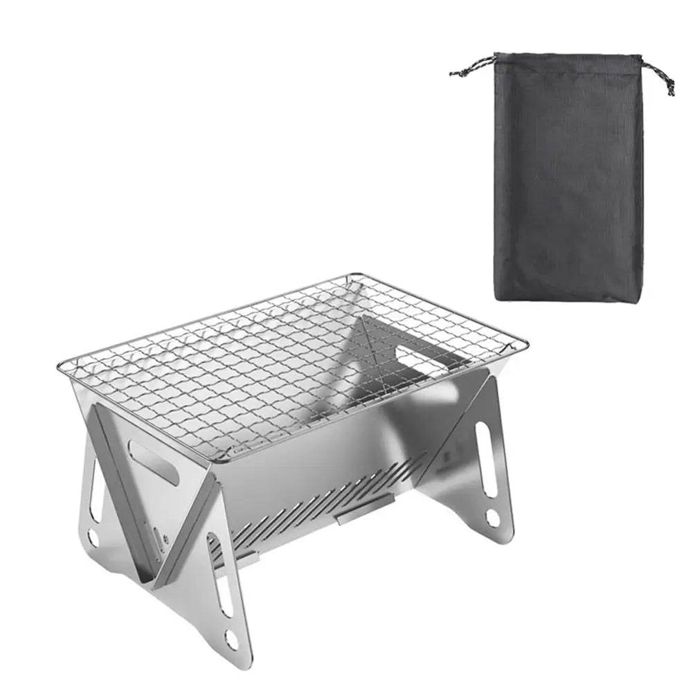 Military-Outdoors Portable Folding Grill for Camping - Military-Outdoors.com