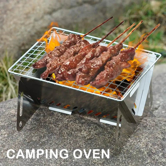 Military-Outdoors Portable Folding Grill for Camping - Military-Outdoors.com