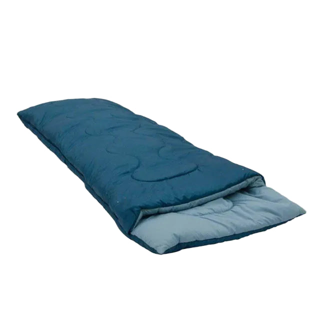 Military-Outdoors Camping Sleeping Bag in navy blue, ideal for camping and outdoor adventures