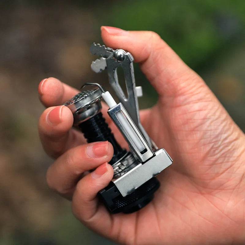 Portable Mini Gas Cooker for Outdoor Camping Adventures - Military-Outdoors.com