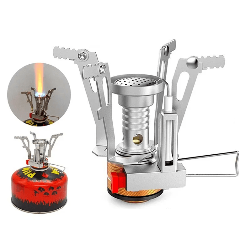 Portable Mini Gas Cooker for Outdoor Camping Adventures - Military-Outdoors.com