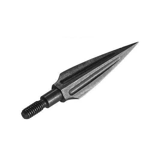 Carbon steel hunting arrowheads with a durable sharp tip for effective precision in archery