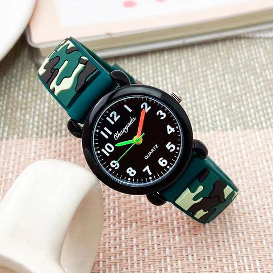 Camouflage Quartz Kids Watch - Military Style Gear - Military-Outdoors.com