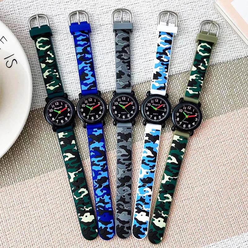 Camouflage Quartz Kids Watch - Military Style Gear - Military-Outdoors.com