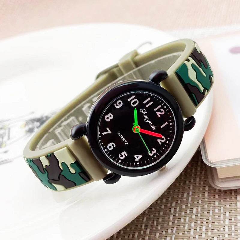 Camouflage Quartz Kids Watch - Military Style Gear - Military-Outdoors.com