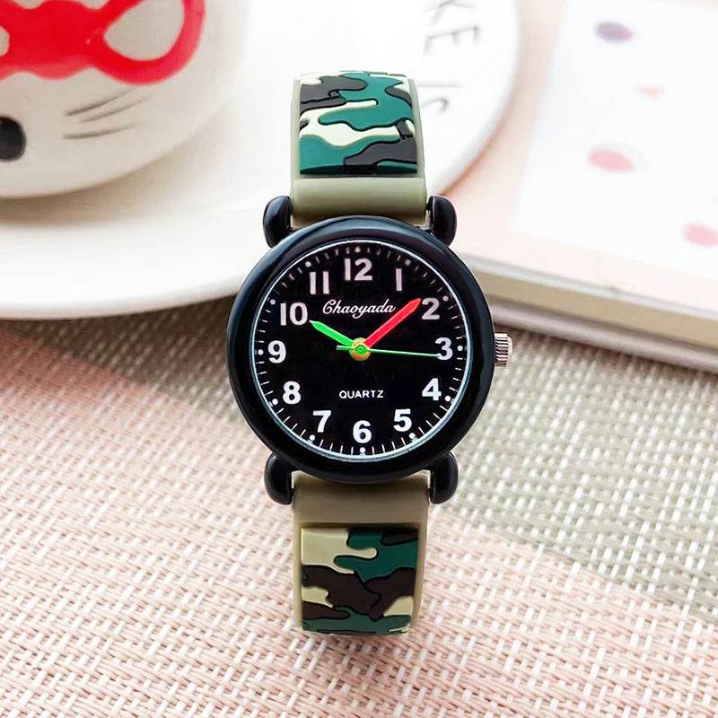 Camouflage Quartz Kids Watch - Military Style Gear - Military-Outdoors.com