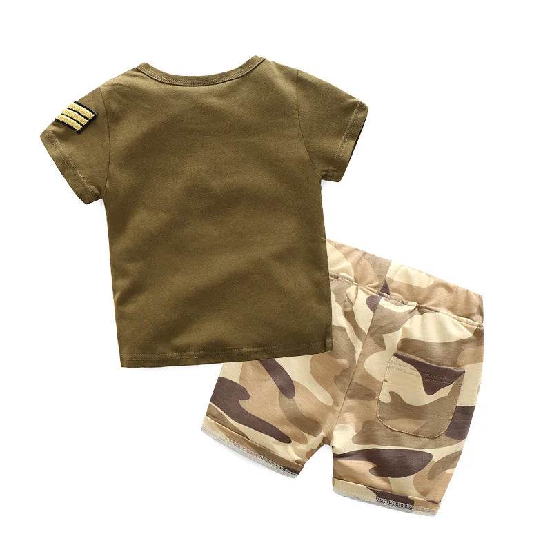 2 - 10 Years Children Camouflage Clothing 2 Pcs Set - Military-Outdoors.com