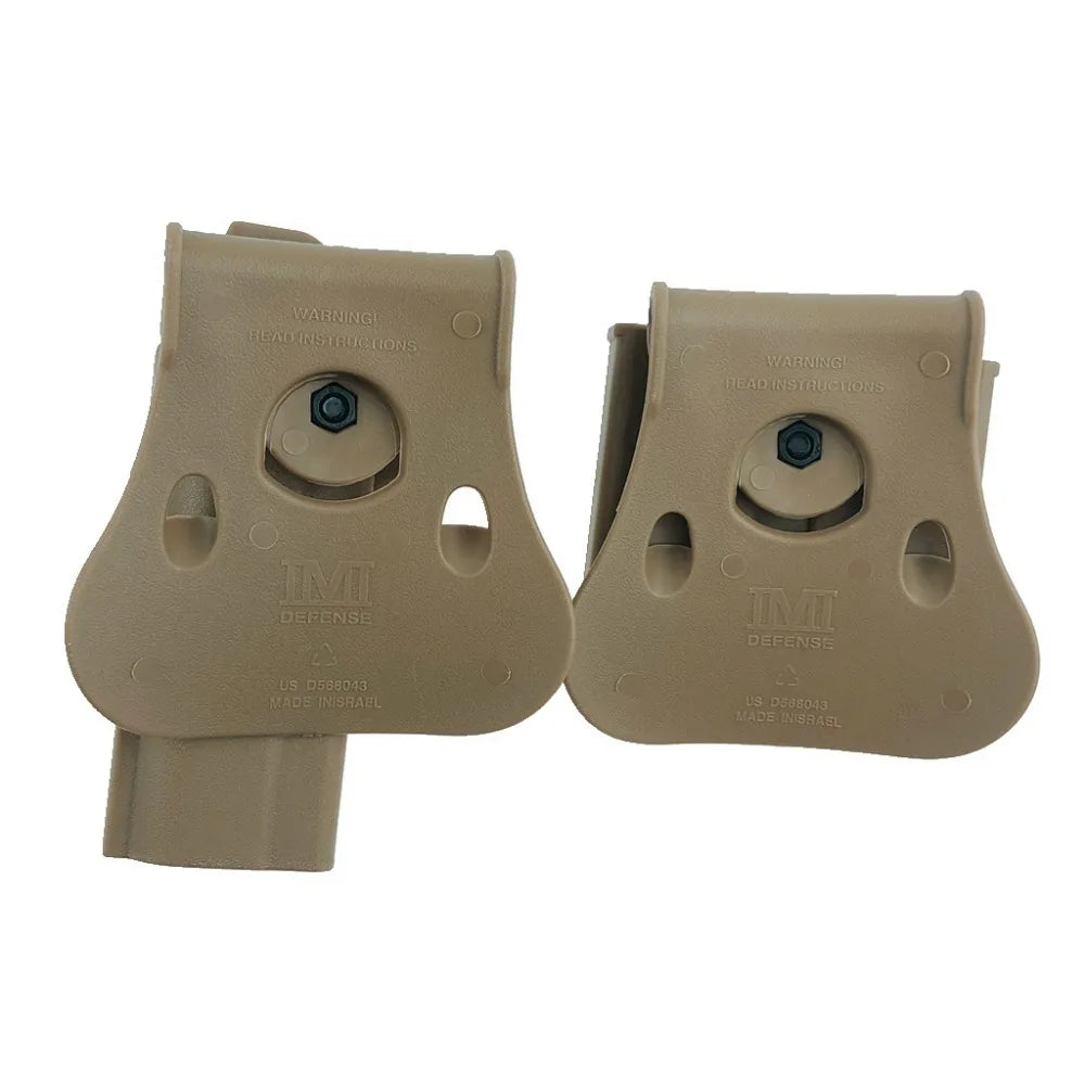 Tan Colt 1911 mag pouch for secure magazine storage