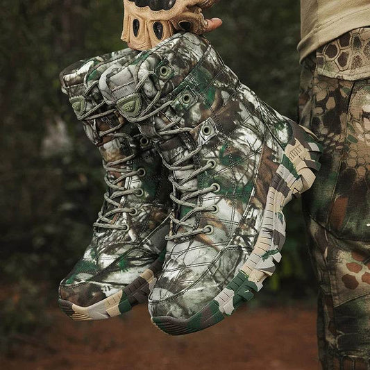 Quality Durable Camouflage Combat Tactical Boots - Military-Outdoors.com