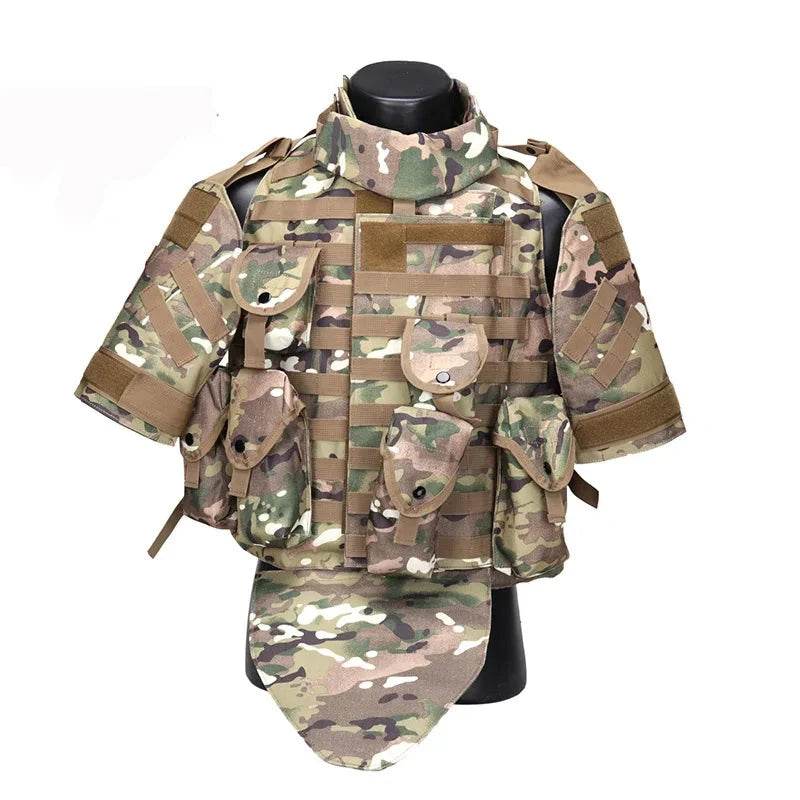 Combat Tactical Vest in Multicam with Multiple Pockets for Gear Storage