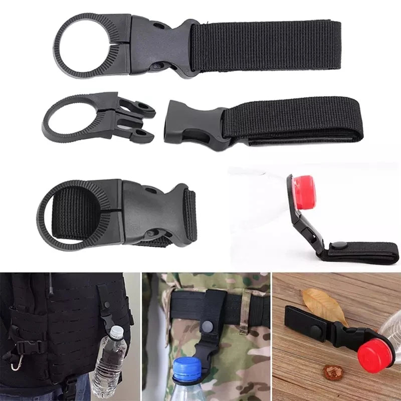Versatile compact survival kit attachments for secure gear organization and quick access during outdoor adventures