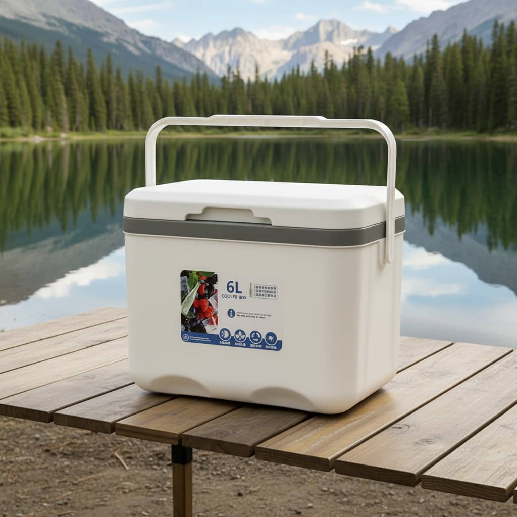 6L cooler box for outdoor adventures, perfect for keeping drinks cold