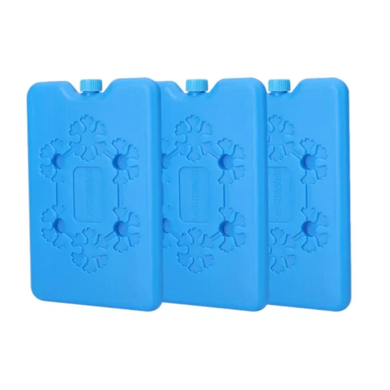 Cooler ice pack in blue, perfect for keeping food and drinks chilled