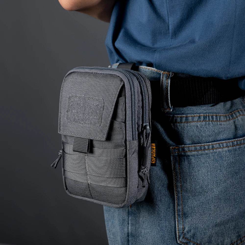 EXCELLENT ELITE SPANKER CORDURA tactical phone waist pouch for belt, backpack and vest attachment