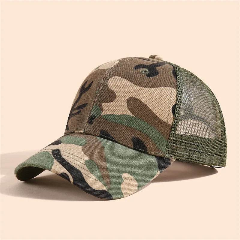 Camo Kids Caps with Mesh Back for Outdoor Adventures for outdoor play