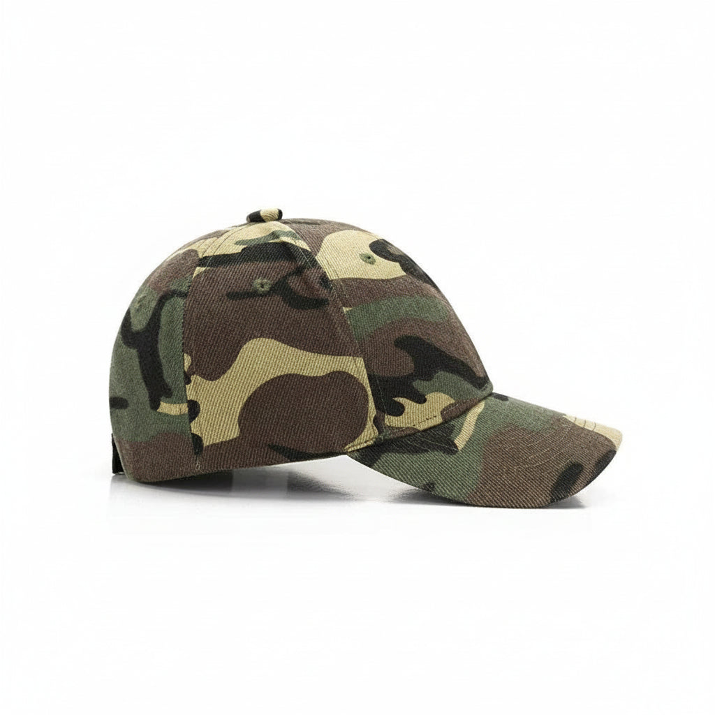 Camouflage kids caps for outdoor adventures and everyday wear for outdoor play