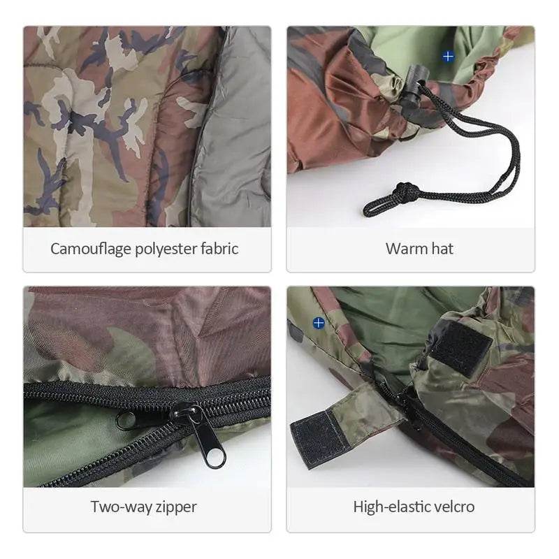Quality Cotton Camping Sleeping Bag - Military-Outdoors.com