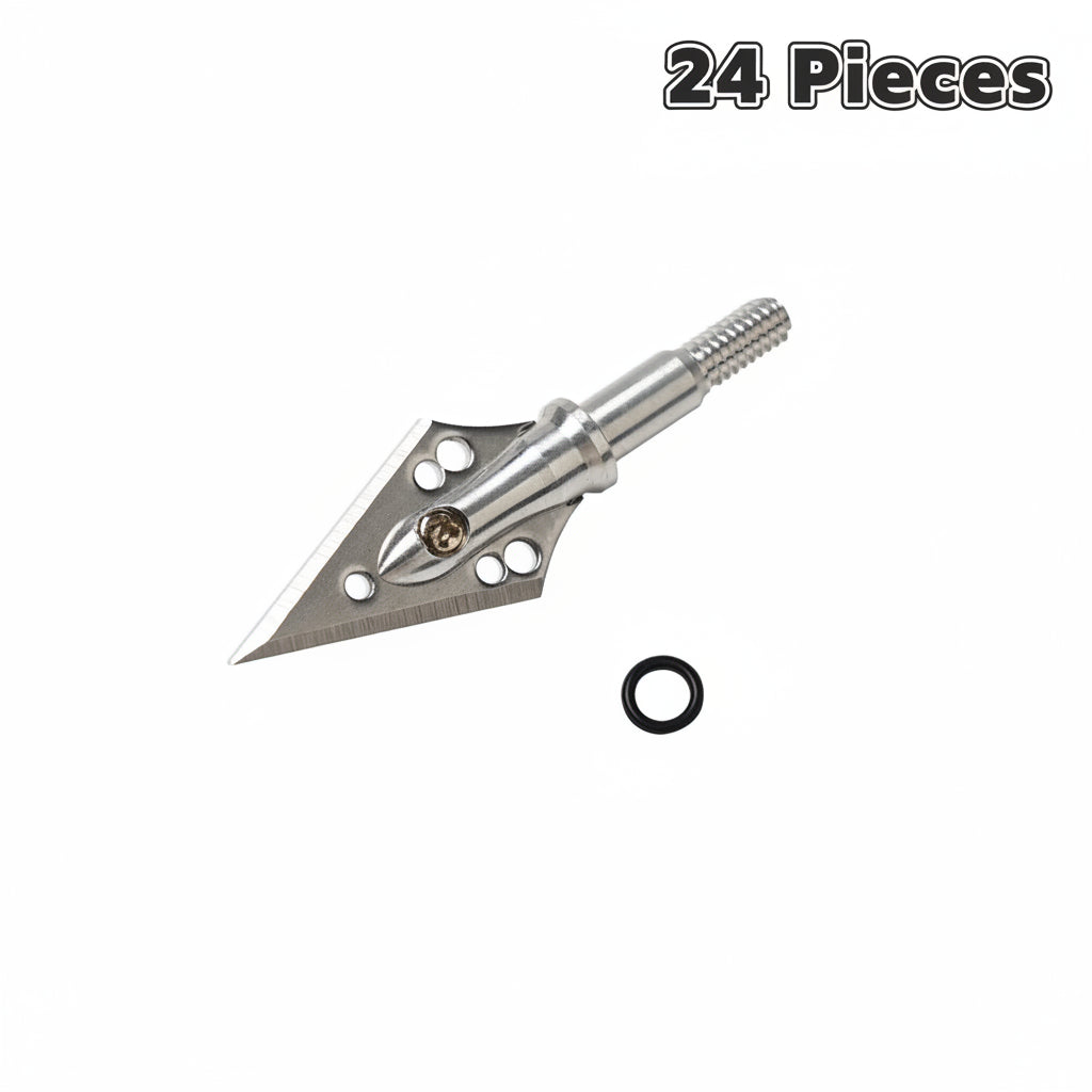 24 Military-Outdoors Crossbow Arrow Tip for precision hunting