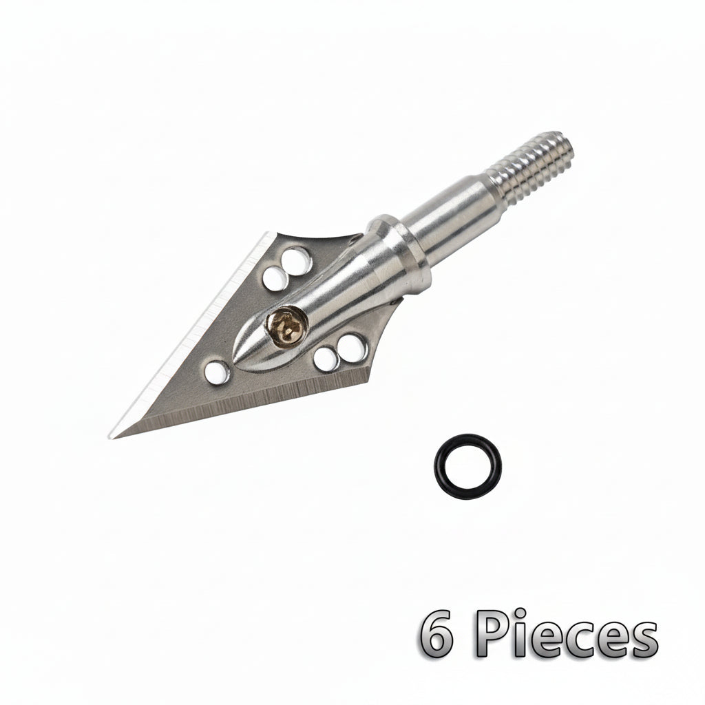 Military-Outdoors Crossbow Arrow Tips Steel Hunting Tips for Precise Accuracy