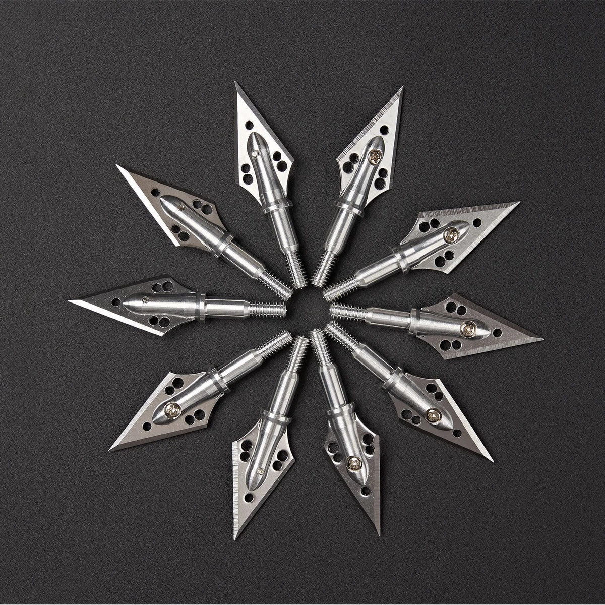 Sharp Silver Crossbow Arrow Tips for Precise Targeting and Hunting