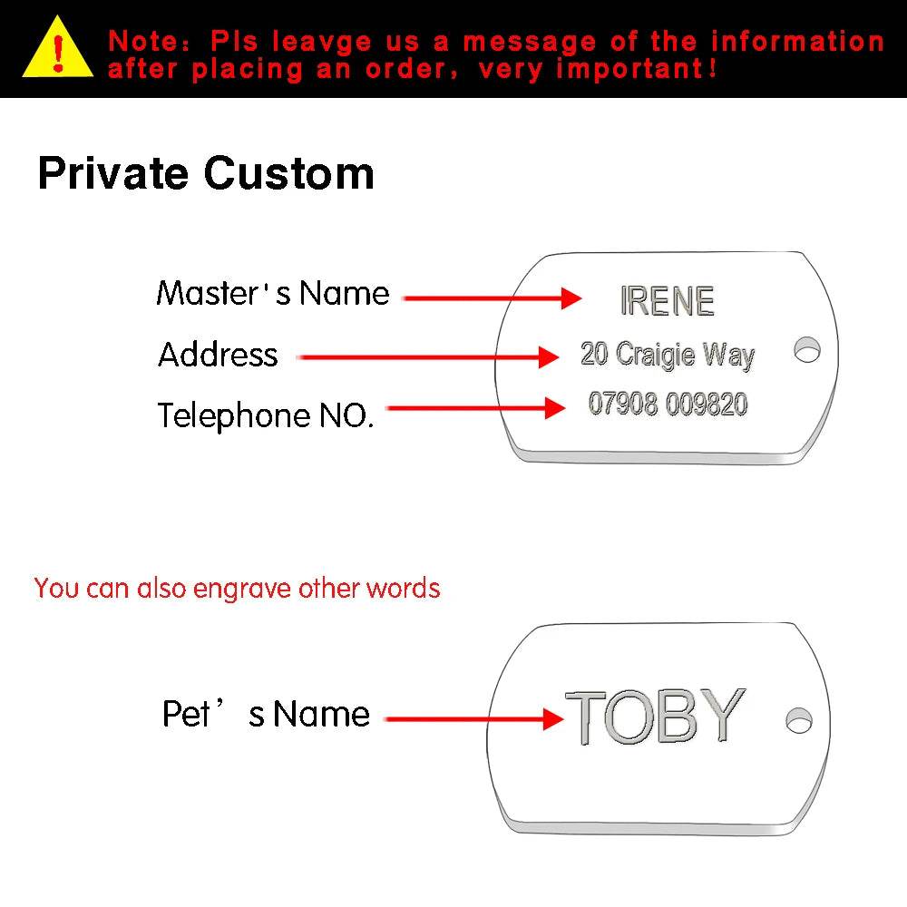 Military Dog ID Tags Custom Personalized - Military-Outdoors.com