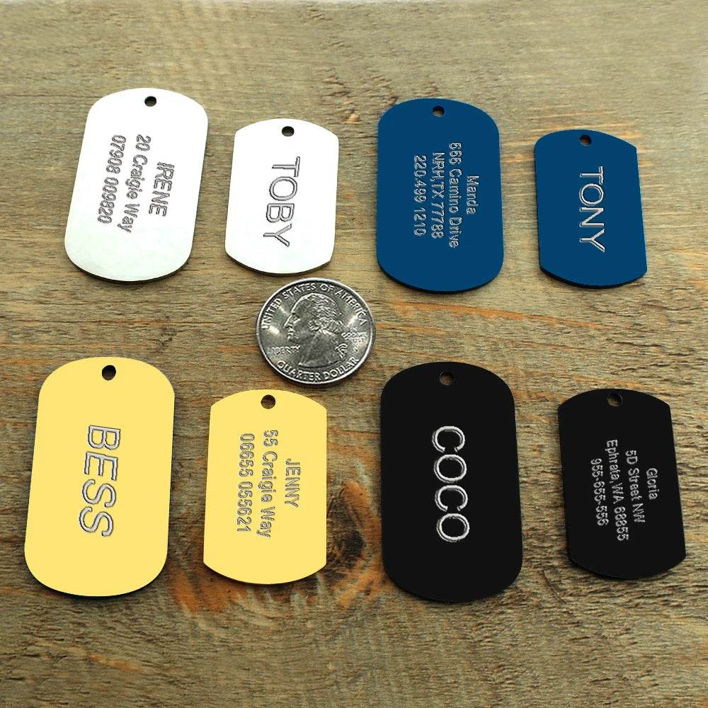 Military Dog ID Tags Custom Personalized - Military-Outdoors.com