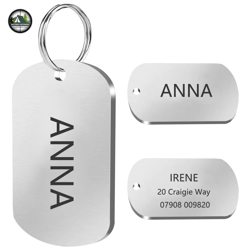 Military Dog ID Tags Custom Personalized - Military-Outdoors.com