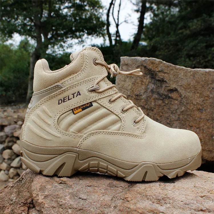 Delta Tan Tactical Boots for Outdoor Boots and rugged terrains