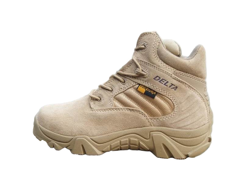 Tan Delta Squad ankle boots designed for durability and comfort in tactical situations
