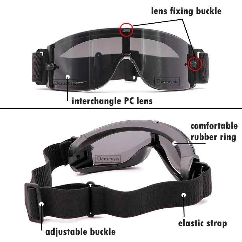 Military-Outdoors UV Protection Goggles for Shooting - Military-Outdoors.com