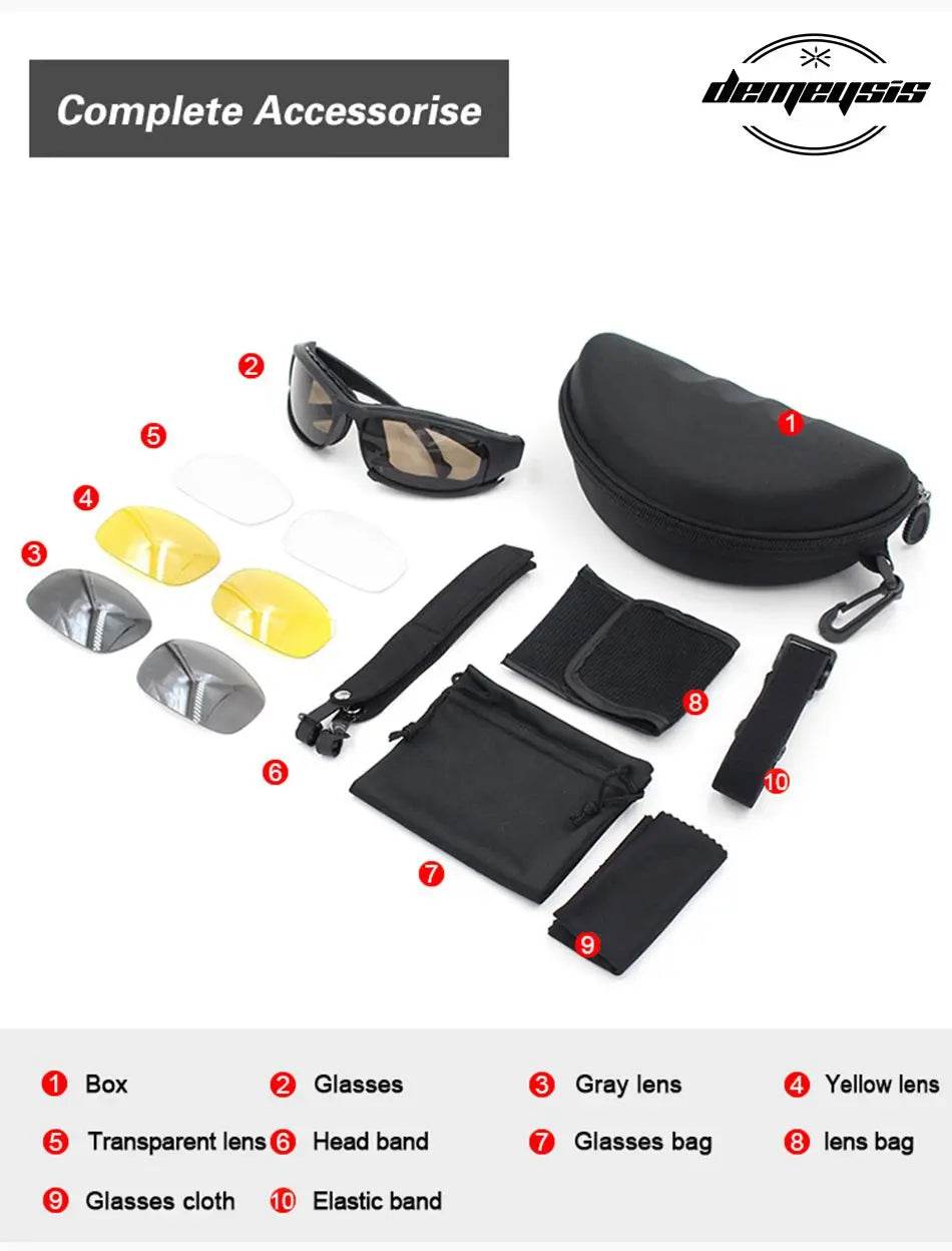 Photochromic Polarized Military Grade Tactical Glasses - Military-Outdoors.com