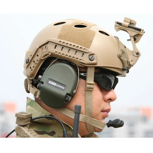 Soldier With Combat Military Helmet EM5658 by Military-Outdoors.com Military-Outdoors.com