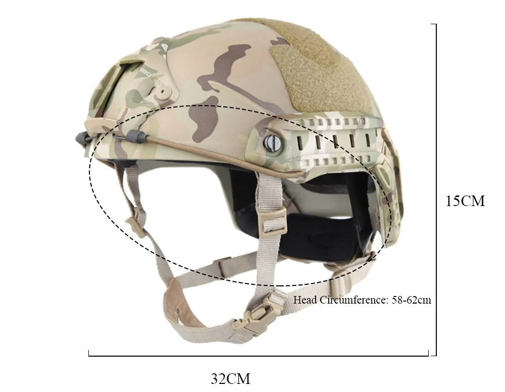 Combat Military Helmet EM5658 by Military-Outdoors.com Military-Outdoors.com
