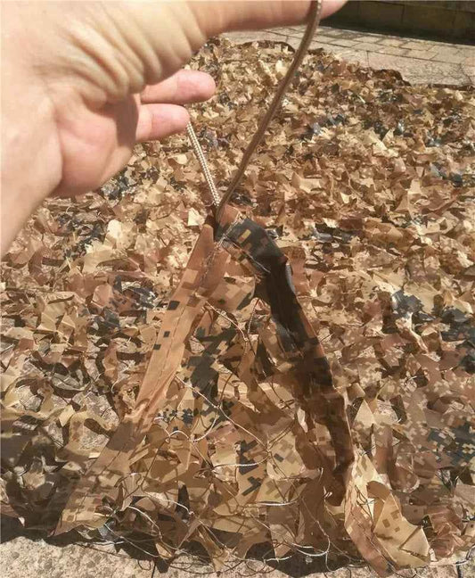 2 Layers Desert Camouflage Net for Tactical Use - Military-Outdoors.com