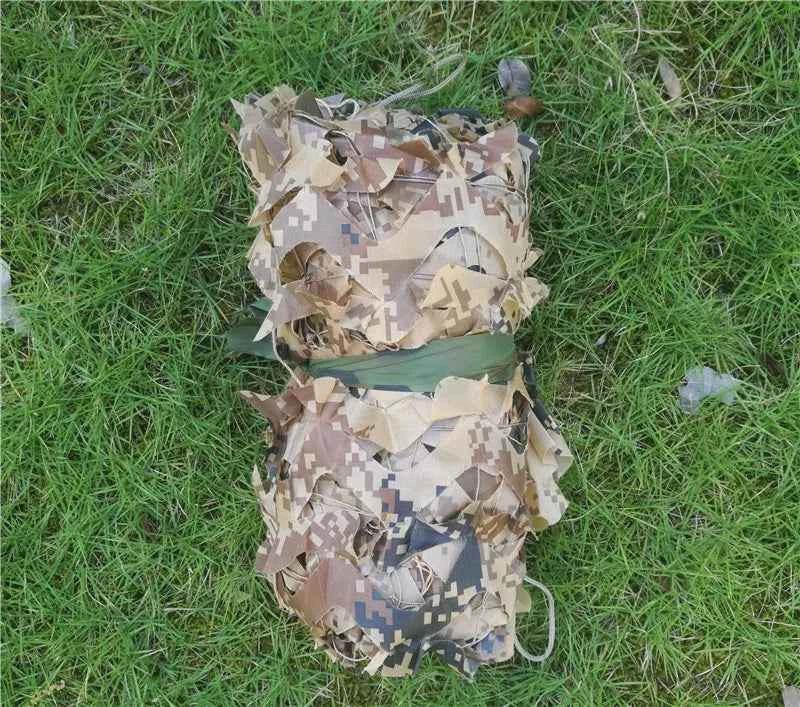 2 Layers Desert Camouflage Net for Tactical Use - Military-Outdoors.com