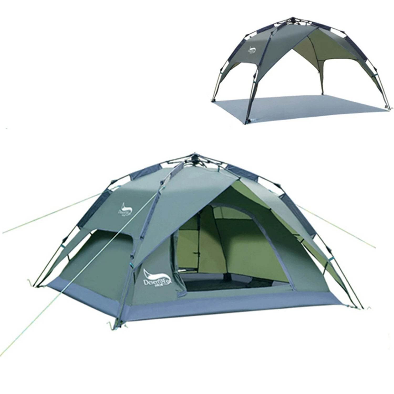 Military-Outdoors 3-4 person outdoor tent featuring durable materials and easy setup for camping adventures