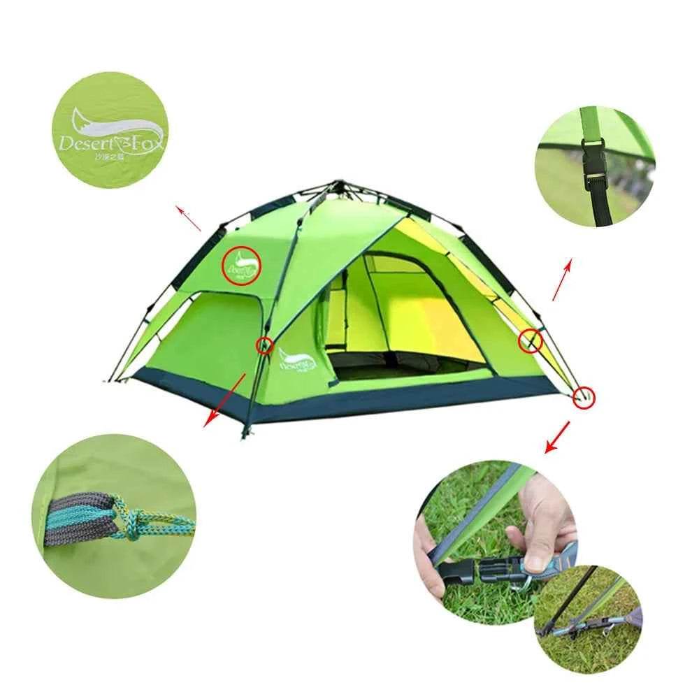 Military-Outdoors 3-4 Person Tent Outdoor Camping Gear - Military-Outdoors.com