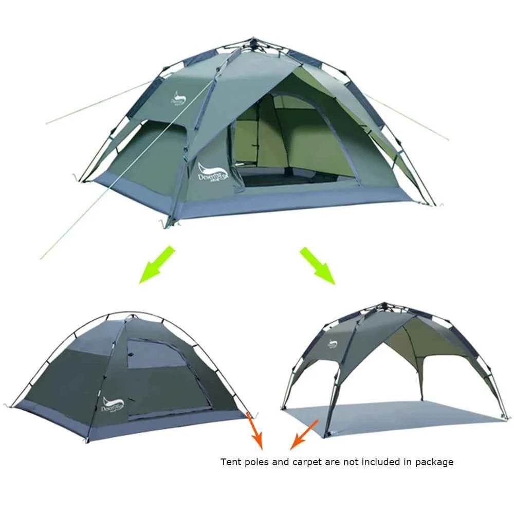 Military-Outdoors 3-4 Person Tent Outdoor Camping Gear - Military-Outdoors.com