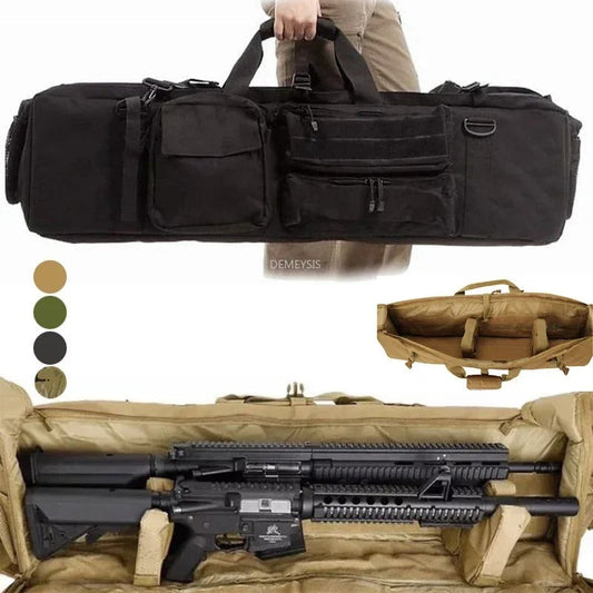 Front view Military Dual Rifle Carry Bag for Tactical Adventures Military-Outdoors.com