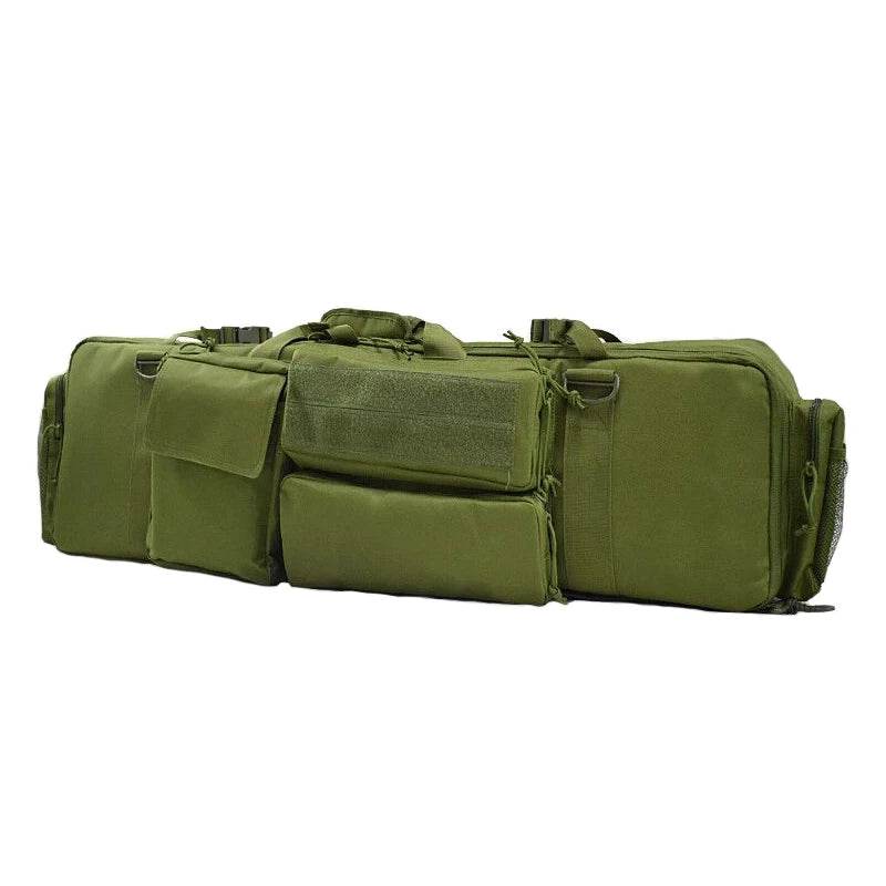 Green Military Dual Rifle Carry Bag for Tactical Adventures - Military-Outdoors.com