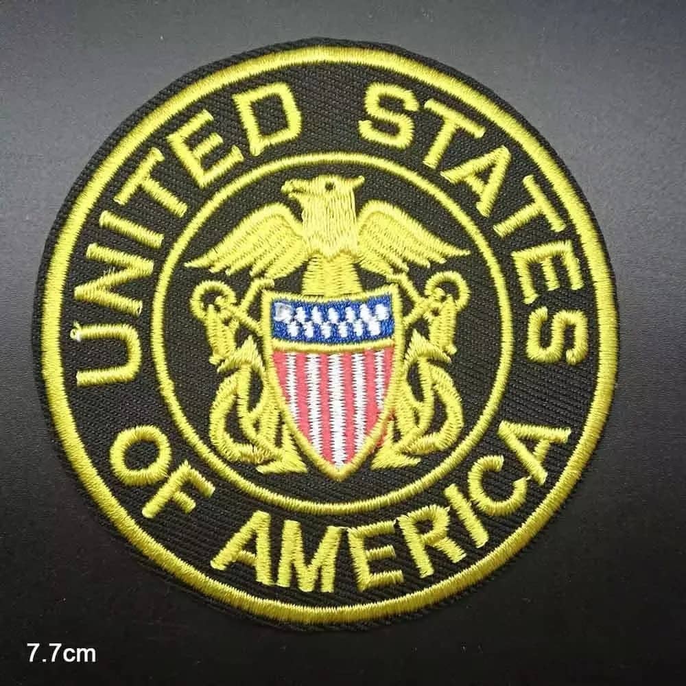 Military-Outdoors Embroidered Patch Set with United States Army Logo