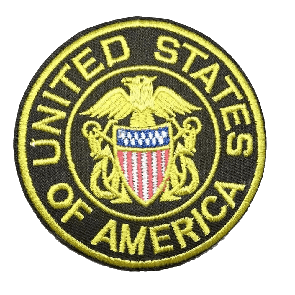 Embroidered patch set featuring United States Army logo in vibrant colors