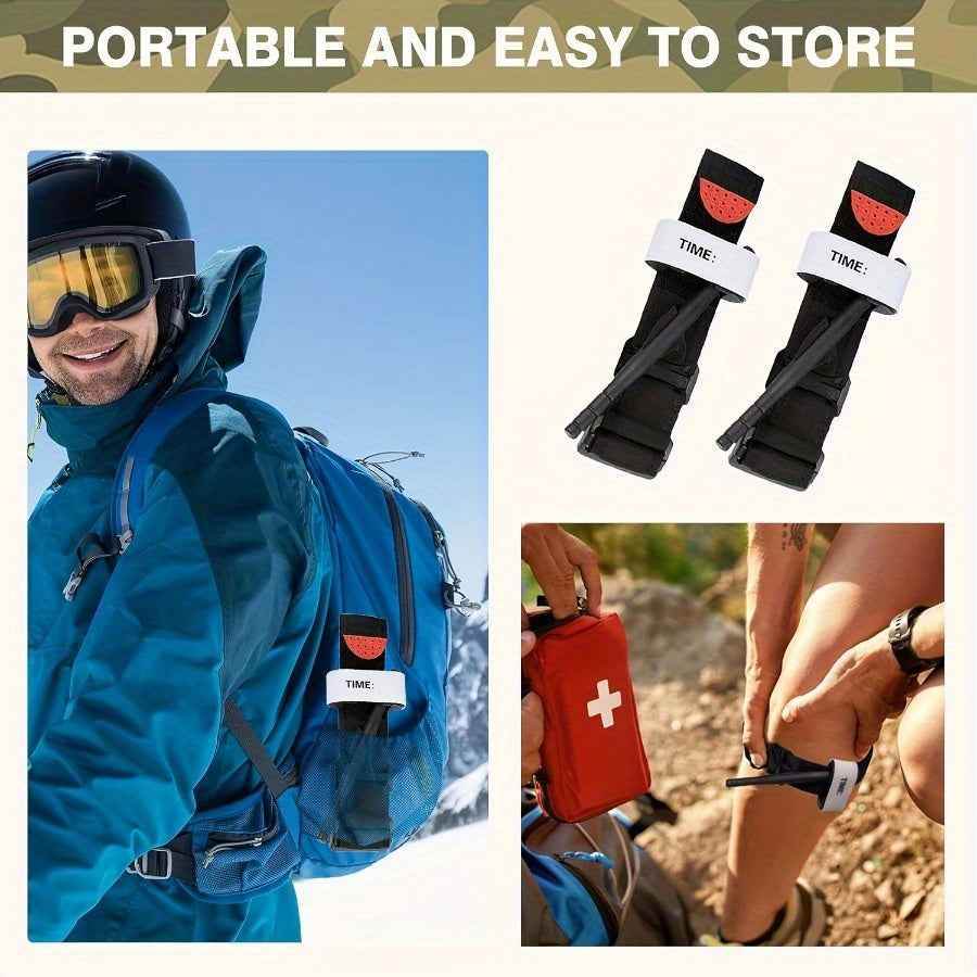 Military-Outdoors Emergency Tourniquets, portable design for quick injury response