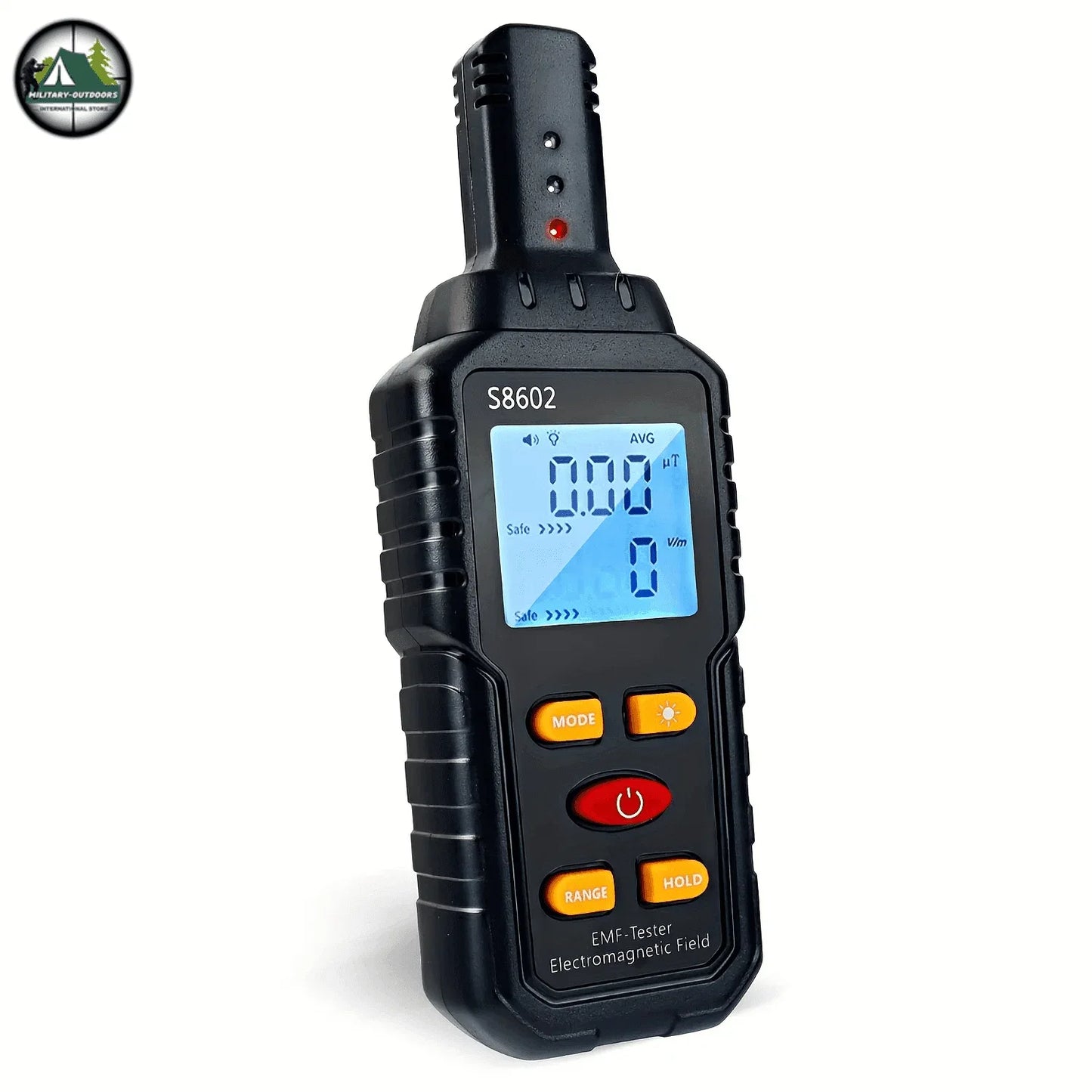 S8602 EMF meter with LCD display for measuring electromagnetic fields