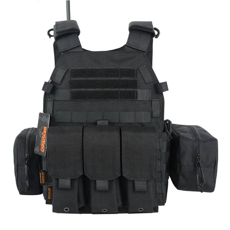 EXCELLENT ELITE SPANKER Tactical Vest With 4 Magazine Bags - Military-Outdoors.com