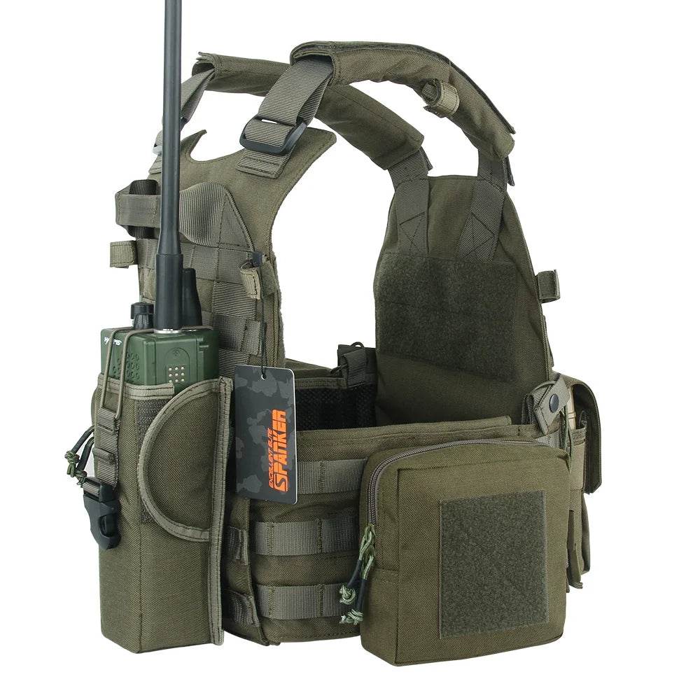 EXCELLENT ELITE SPANKER Tactical Vest With 4 Magazine Bags - Military-Outdoors.com