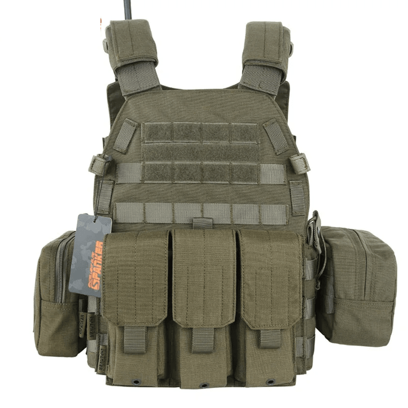 EXCELLENT ELITE SPANKER Tactical Vest With 4 Magazine Bags - Military-Outdoors.com